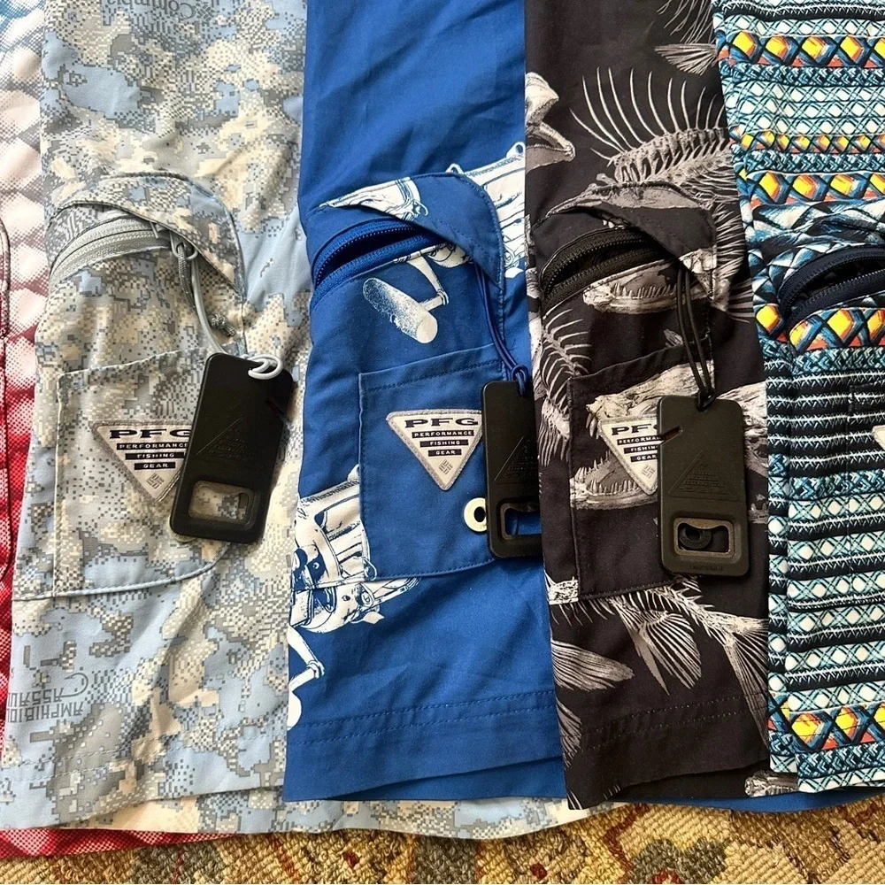 Men’s Columbia Board Shorts BUNDLE sz 38